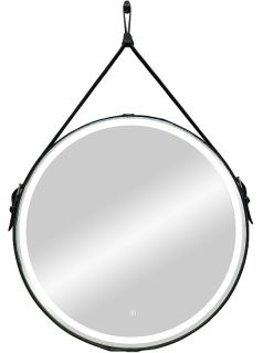 Зеркало с подсветкой Continent Millenium Black ЗЛП985 на ремне 50см чёрный